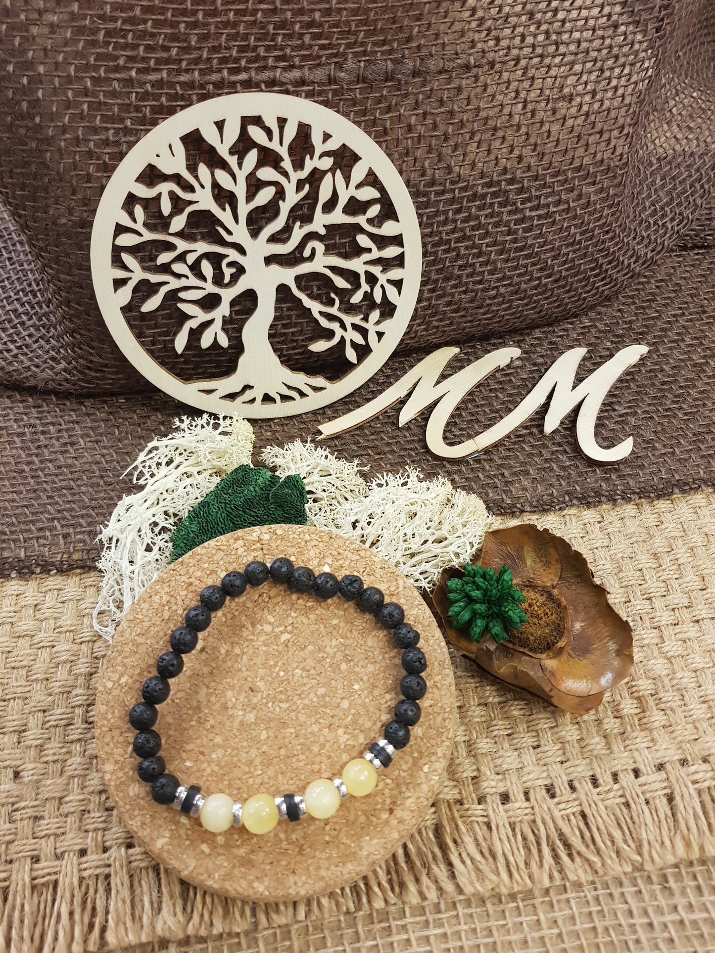 Bracelet de Naissance de Novembre - La Citrine