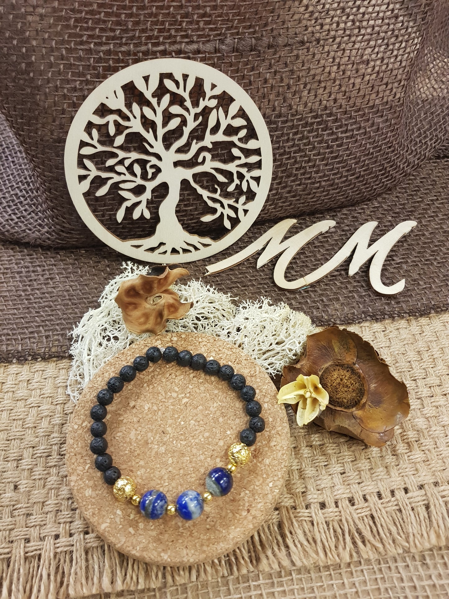 Bracelet de Naissance de Décembre - Le Lapis Lazuli