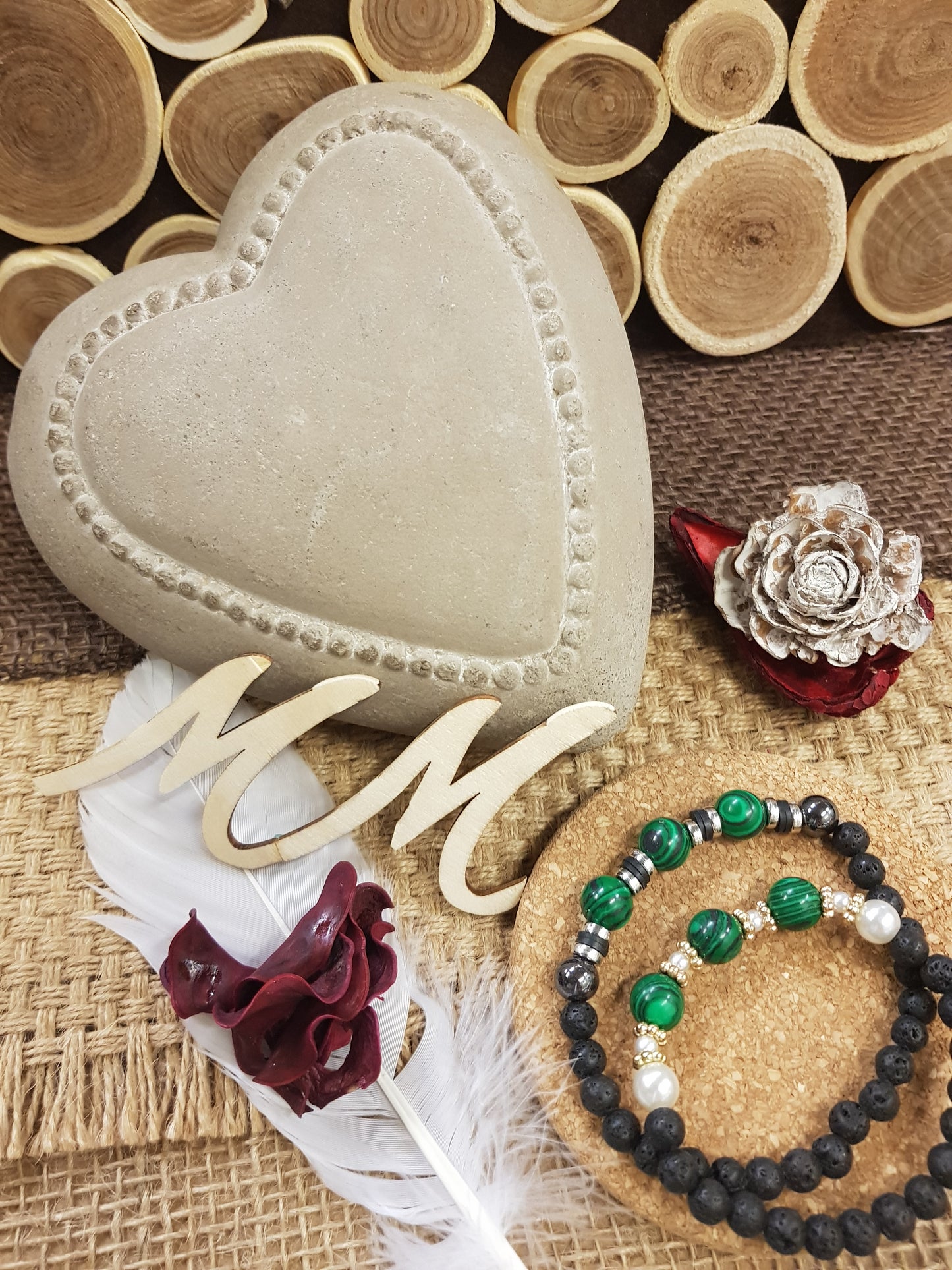 Bracelets Duo "Métamorphose Sacrée" - La Malachite