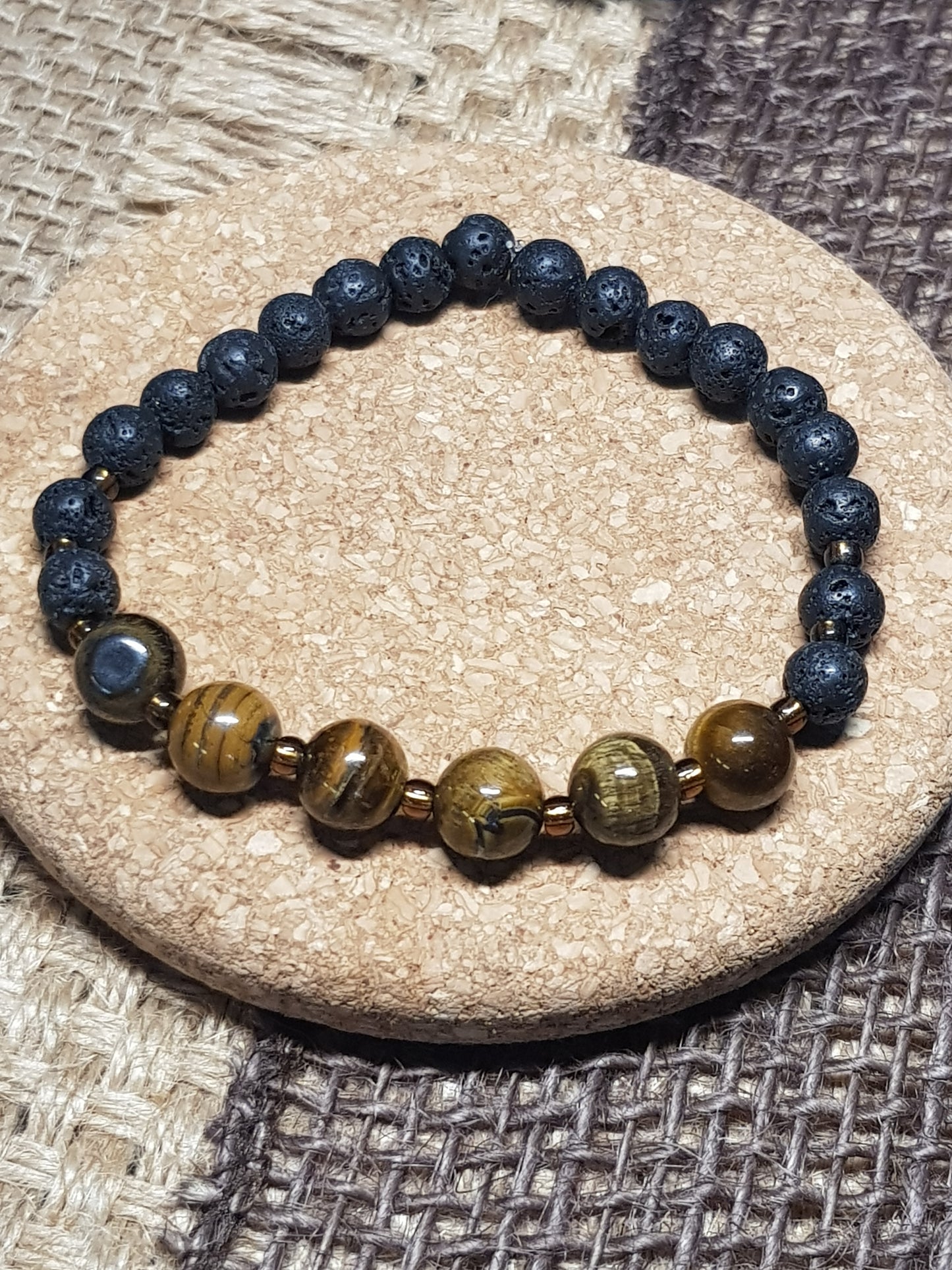 Bracelet Œil de Tigre Naturel - Protection, Confiance