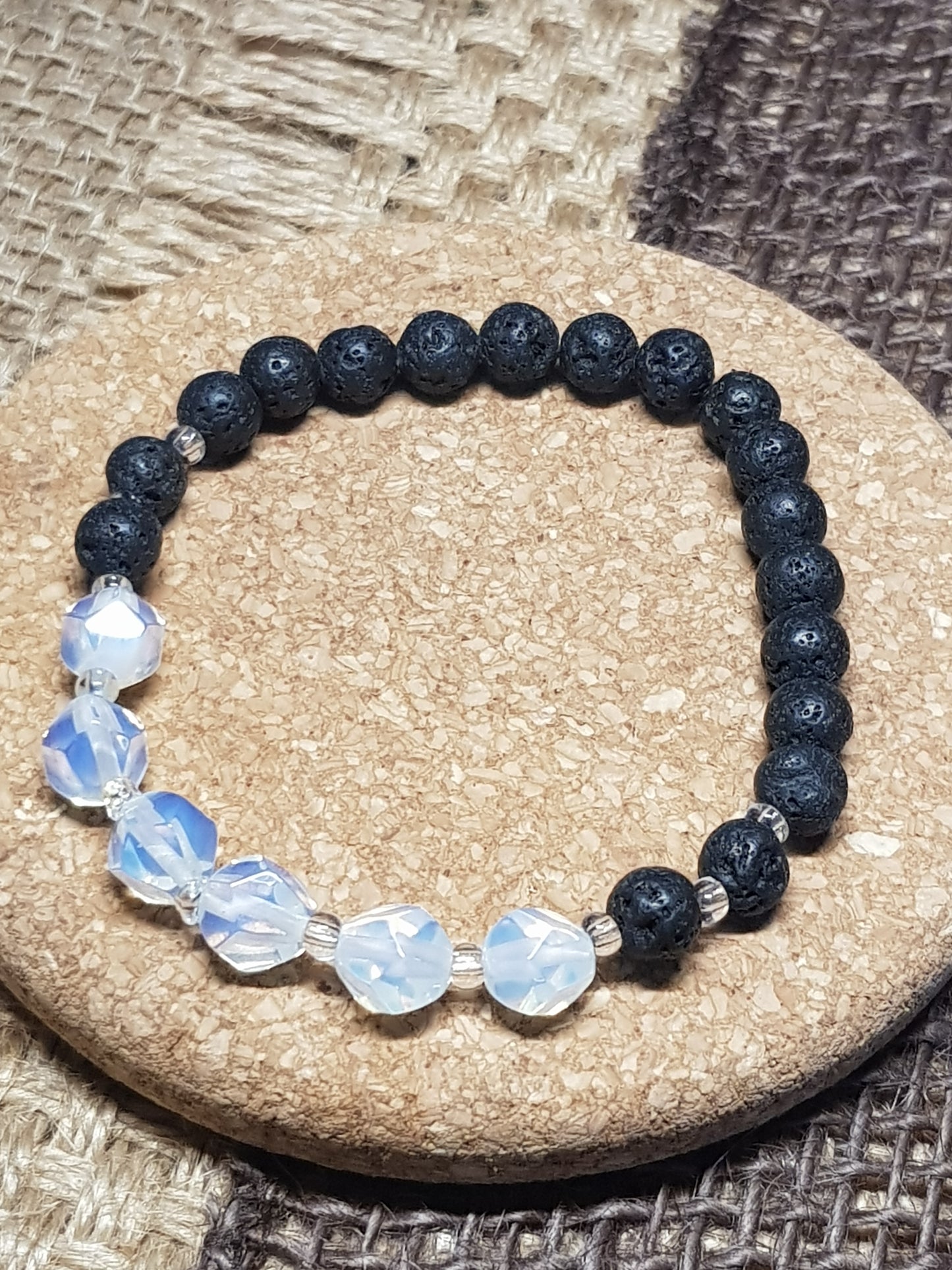 Bracelet Opaline Naturelle - Sérénité, Douceur