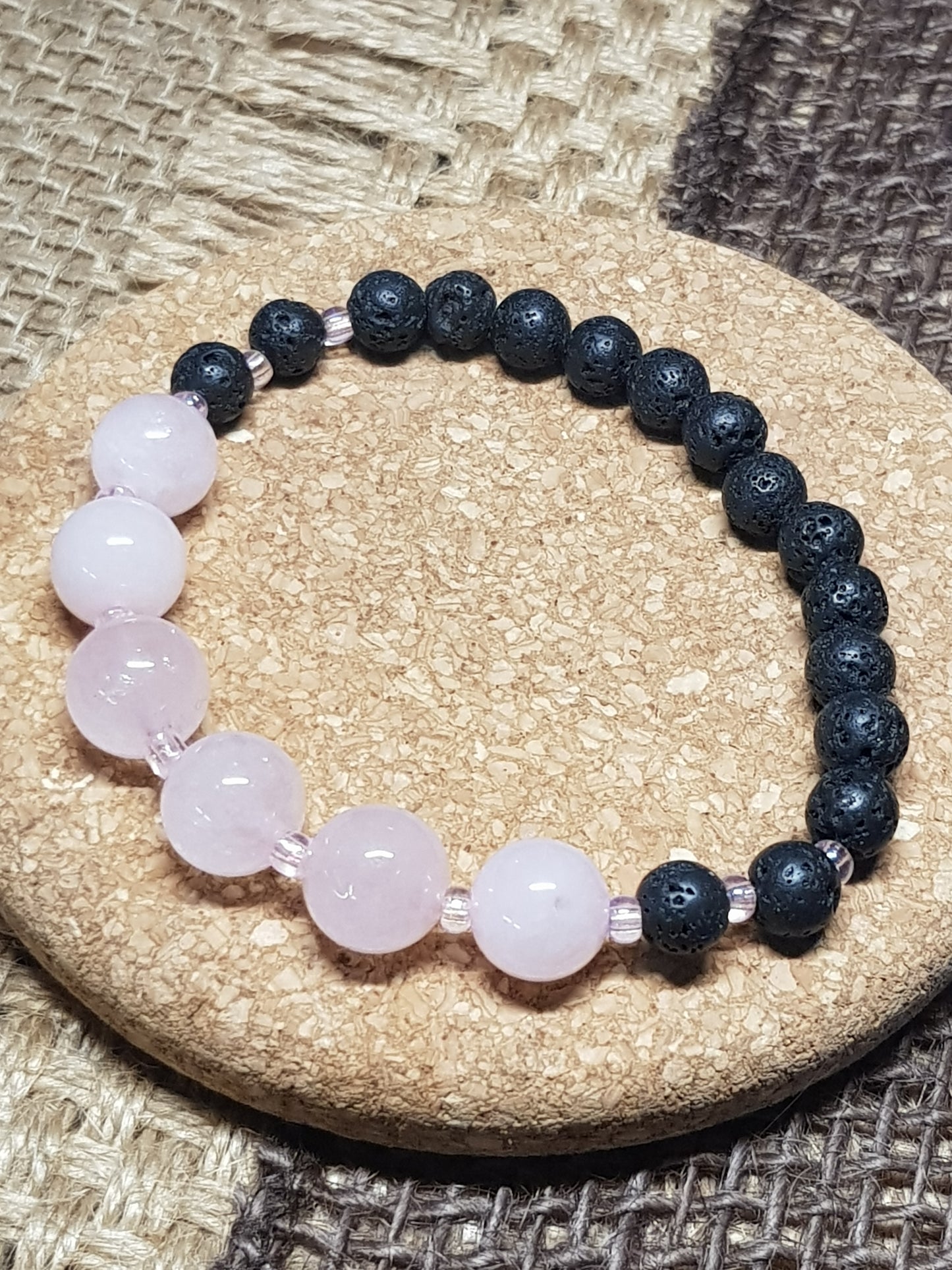 Natural Rose Quartz Bracelet - Love, Gentleness