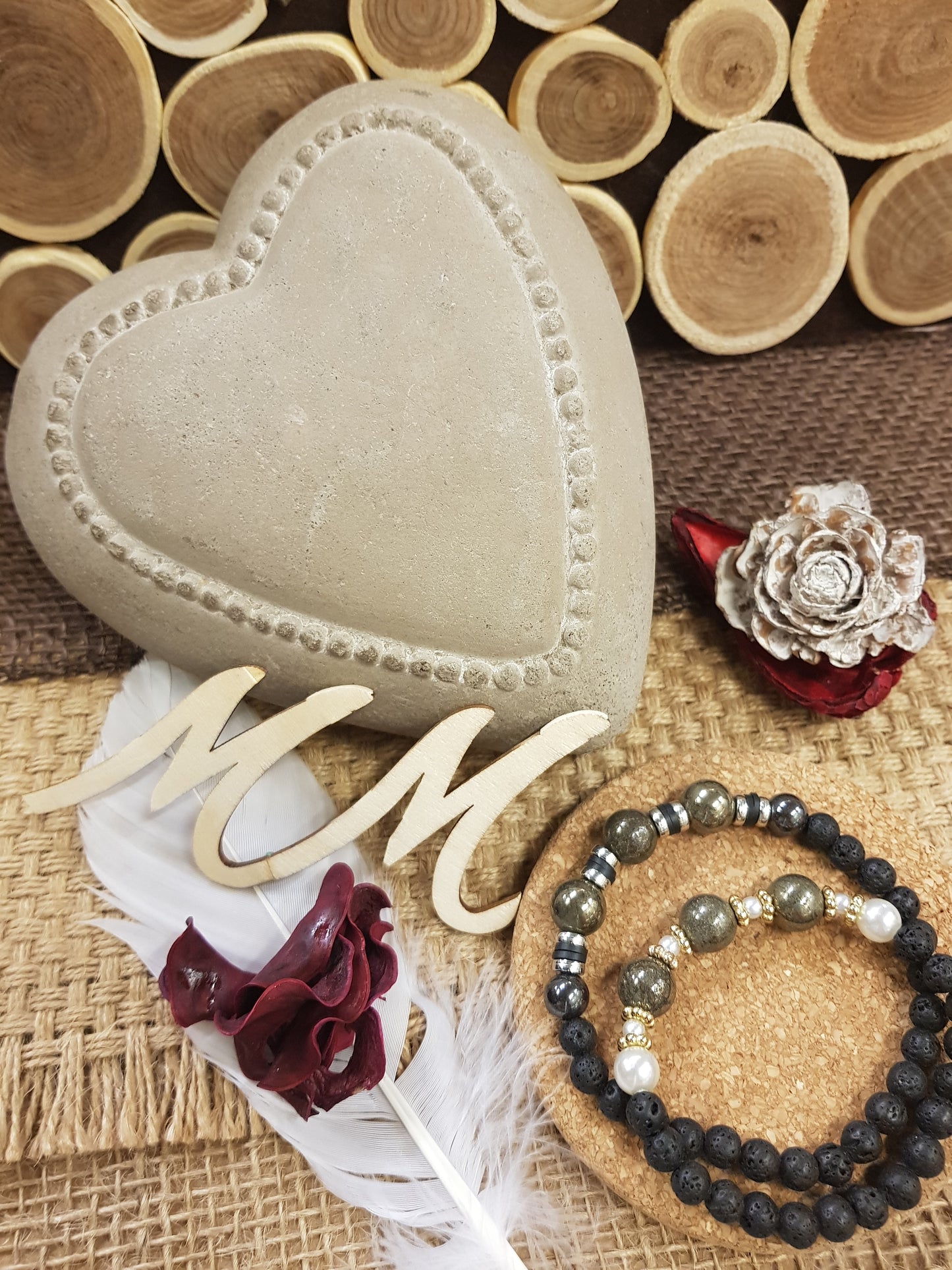 Duo-Armbänder „Bündnis des Überflusses“ – der Pyrit