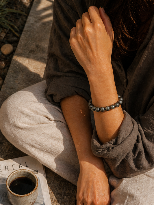 Bracelet Pyrite Naturelle - Réussite, Confiance