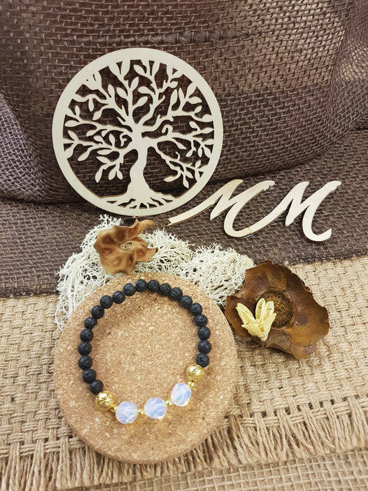 October Birthstone Bracelet - Opaline