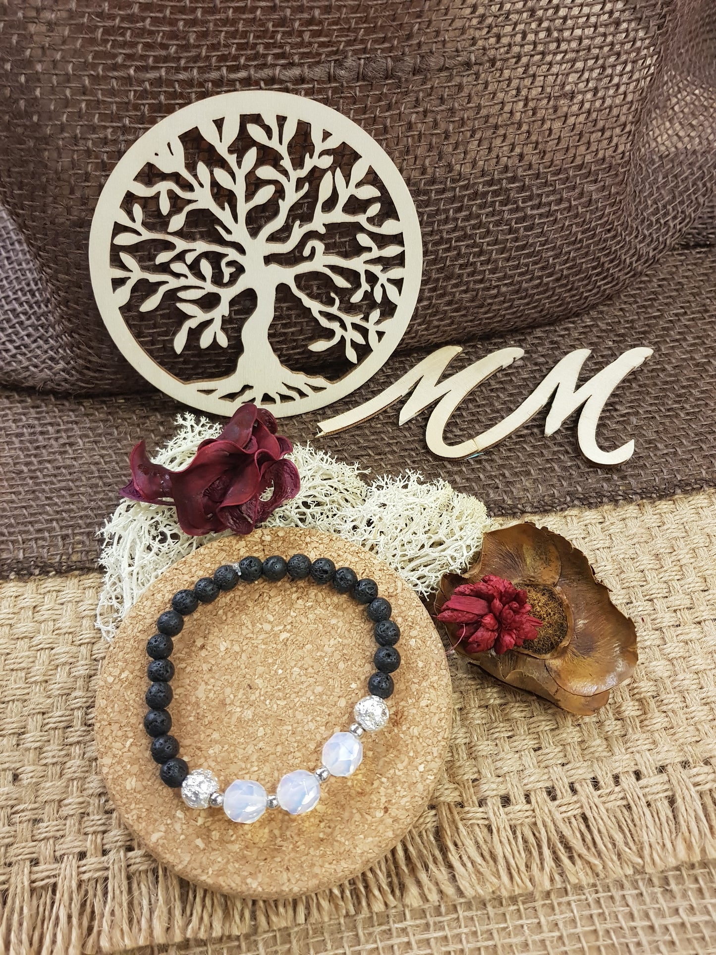 October Birthstone Bracelet - Opaline