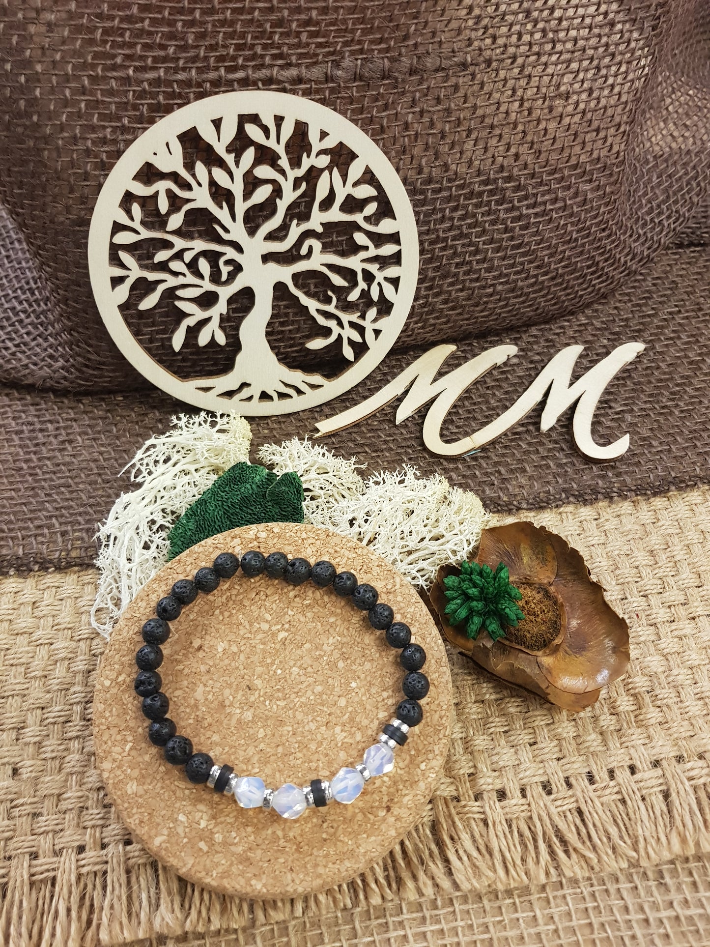 October Birthstone Bracelet - Opaline