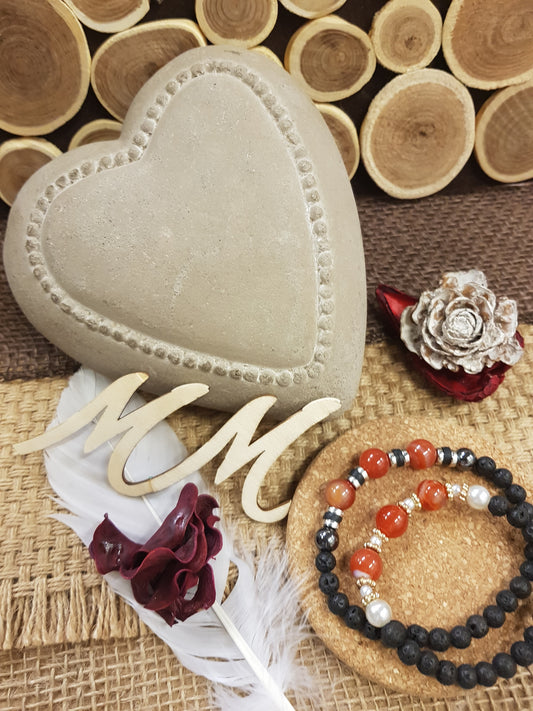 Bracelets Duo "Elan Sacré" - Cornaline