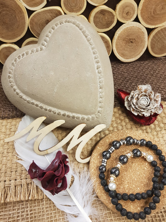 Bracelets Duo "Force Unie" - Hématite