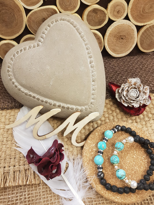 Bracelets Duo "Ciel Protecteur" - La Turquoise