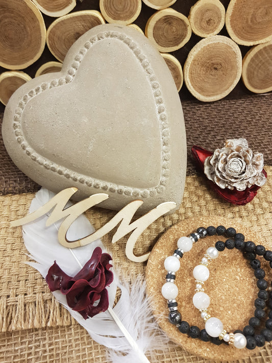 Bracelets Duo "Clair de Lune" - La Pierre de Lune