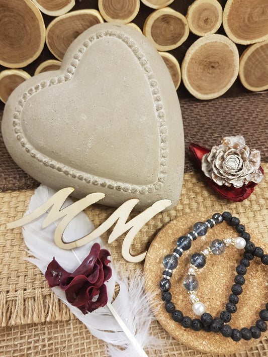 Bracelet Duo "Serment Royal" - Le Saphir