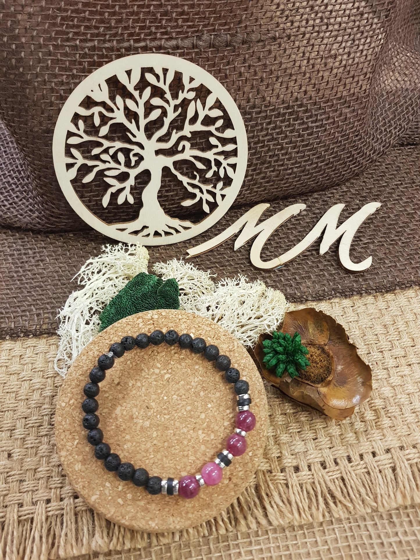 Bracelet de Naissance de Janvier - Le Grenat