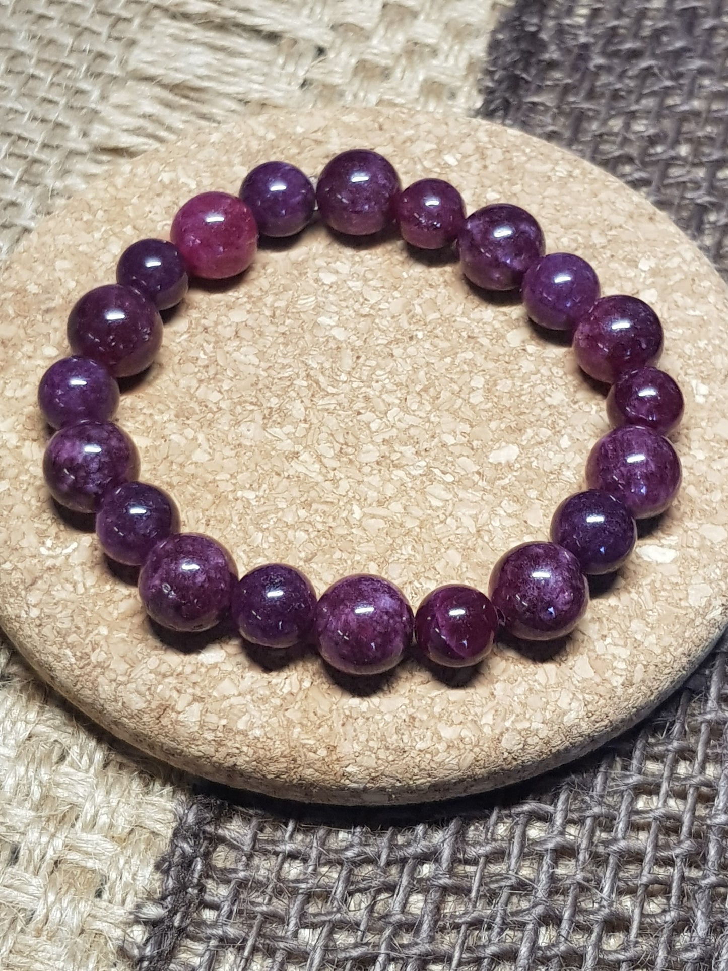 Bracelet Grenat Naturel - Passion, Engagement
