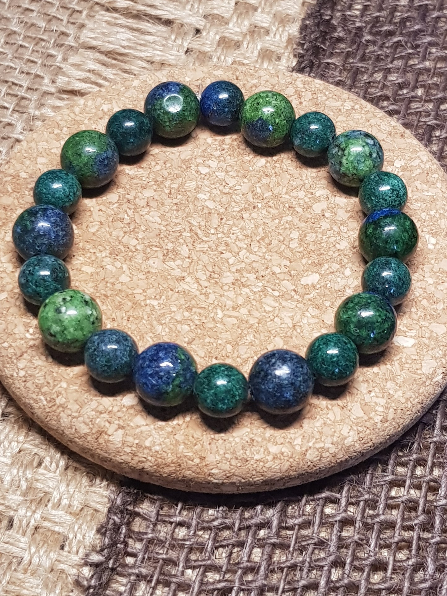 Bracelet Chrysocolle Naturelle - Harmonie, Expression