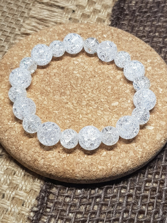 Bracelet Cristal de Roche Naturel - Clarté, Harmonie