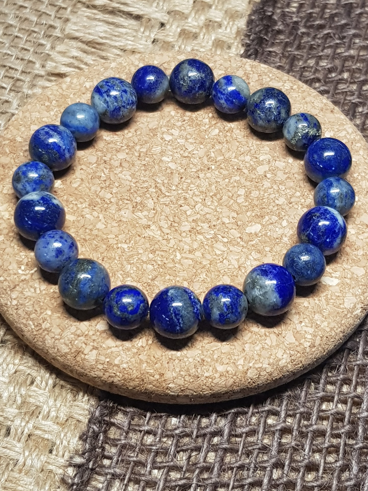 Bracelet Lapis Lazuli Naturel - Vérité, Expression