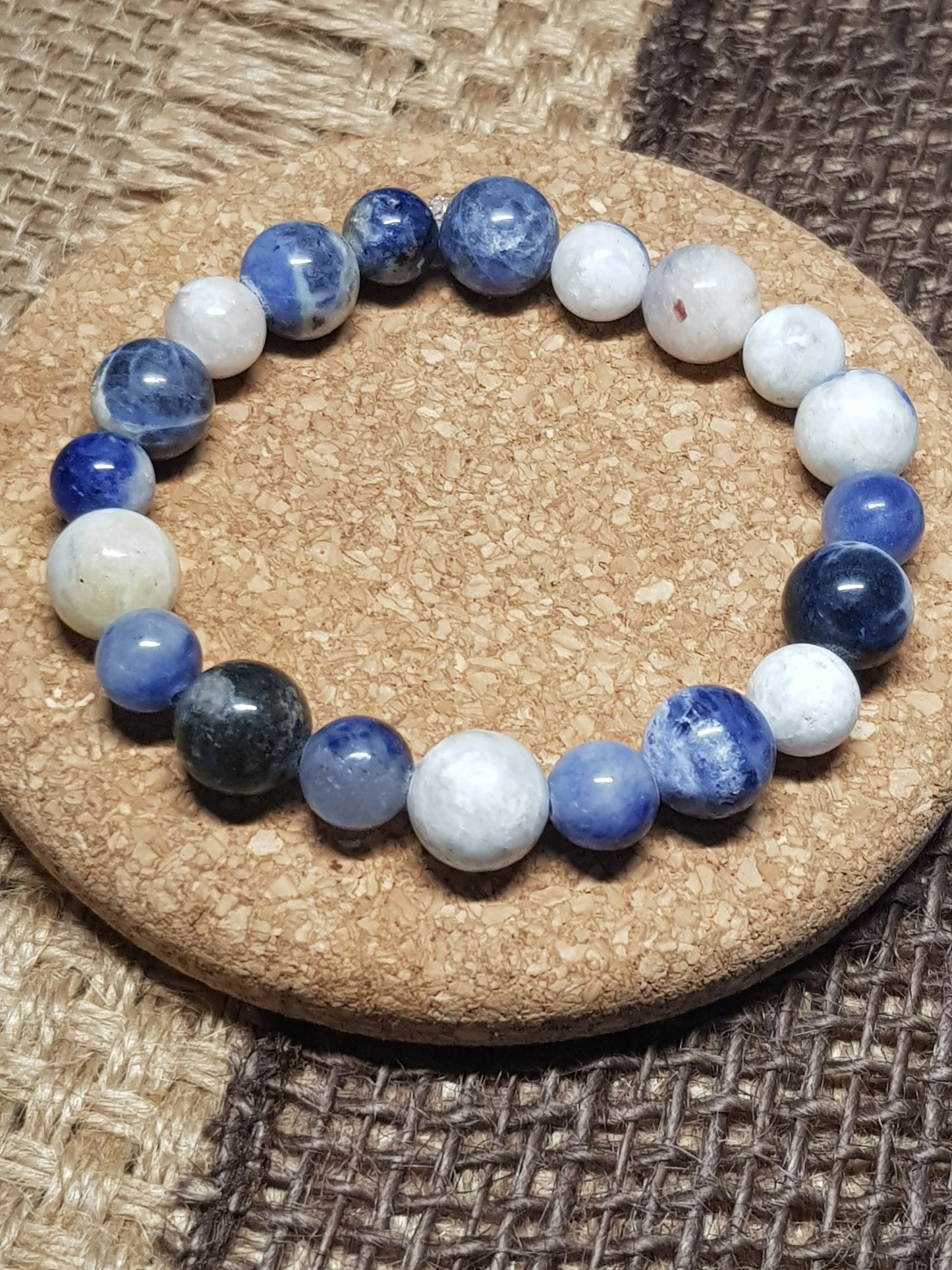 Bracelet Sodalite Naturelle - Clarté, Intuition