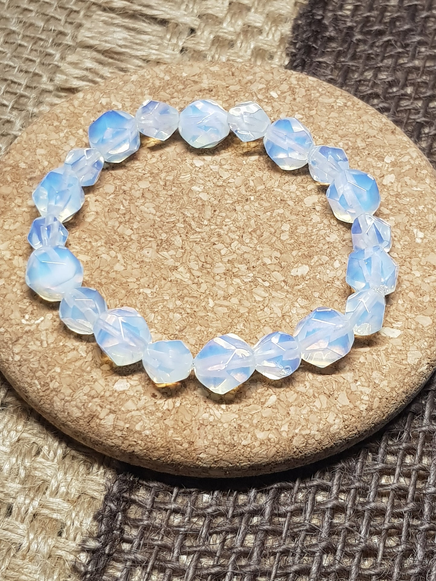 Bracelet Opaline Naturelle - Sérénité, Douceur