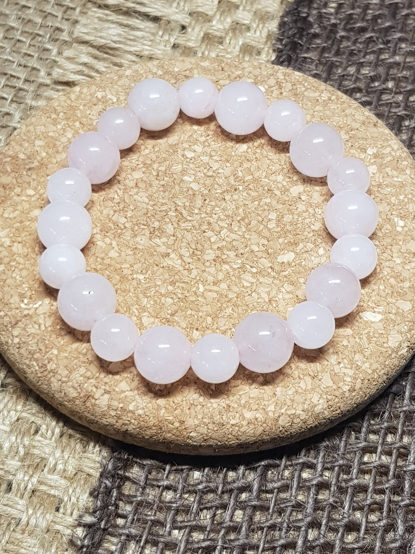 Natural Rose Quartz Bracelet - Love, Gentleness