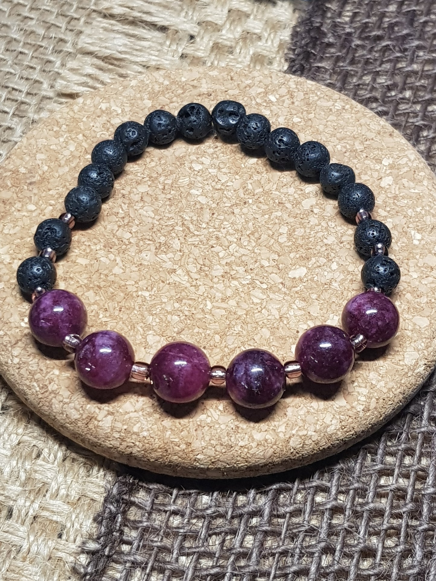 Bracelet Grenat Naturel - Passion, Engagement