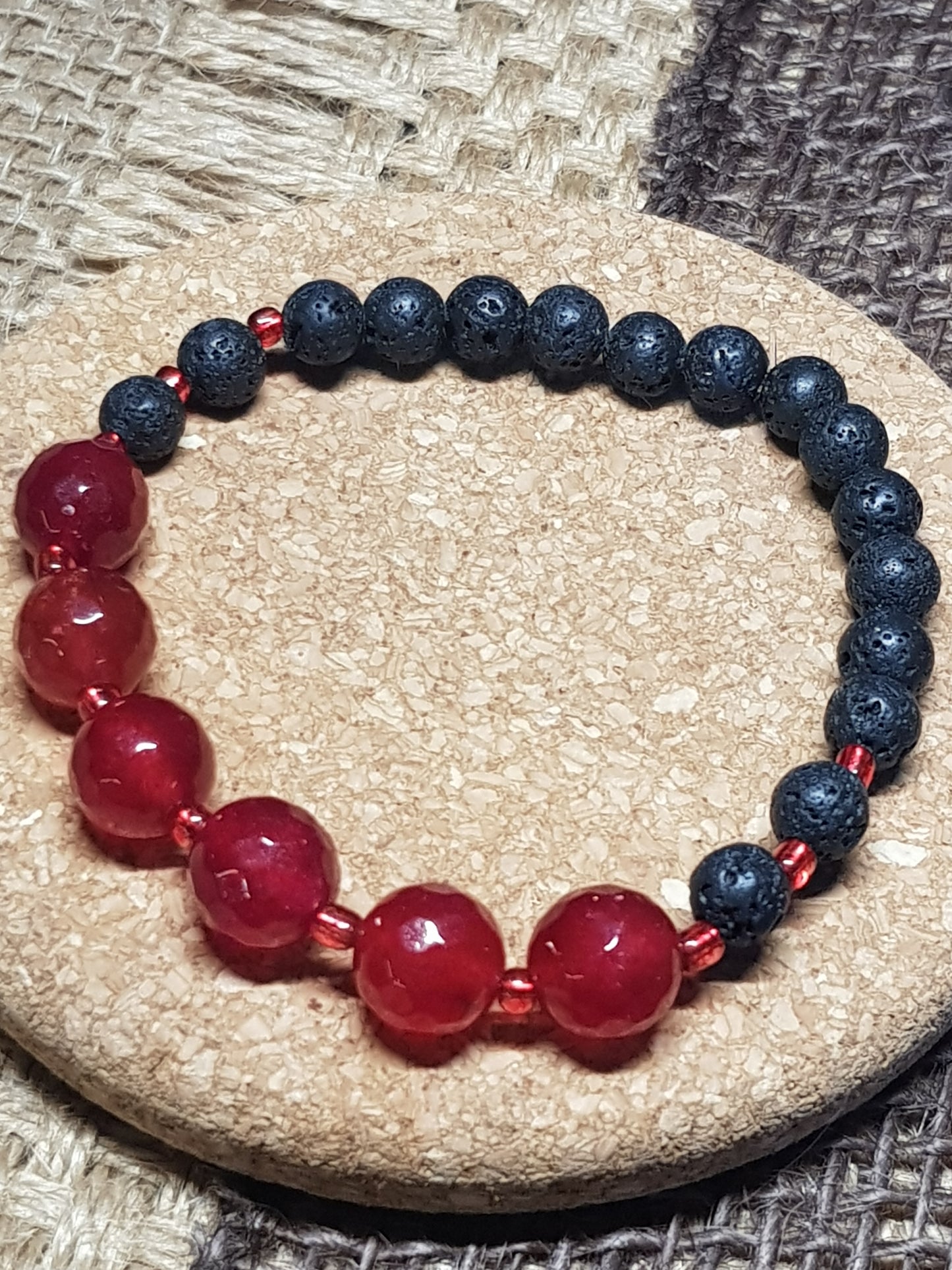 Bracelet Rubis Naturel - Courage, Vitalité