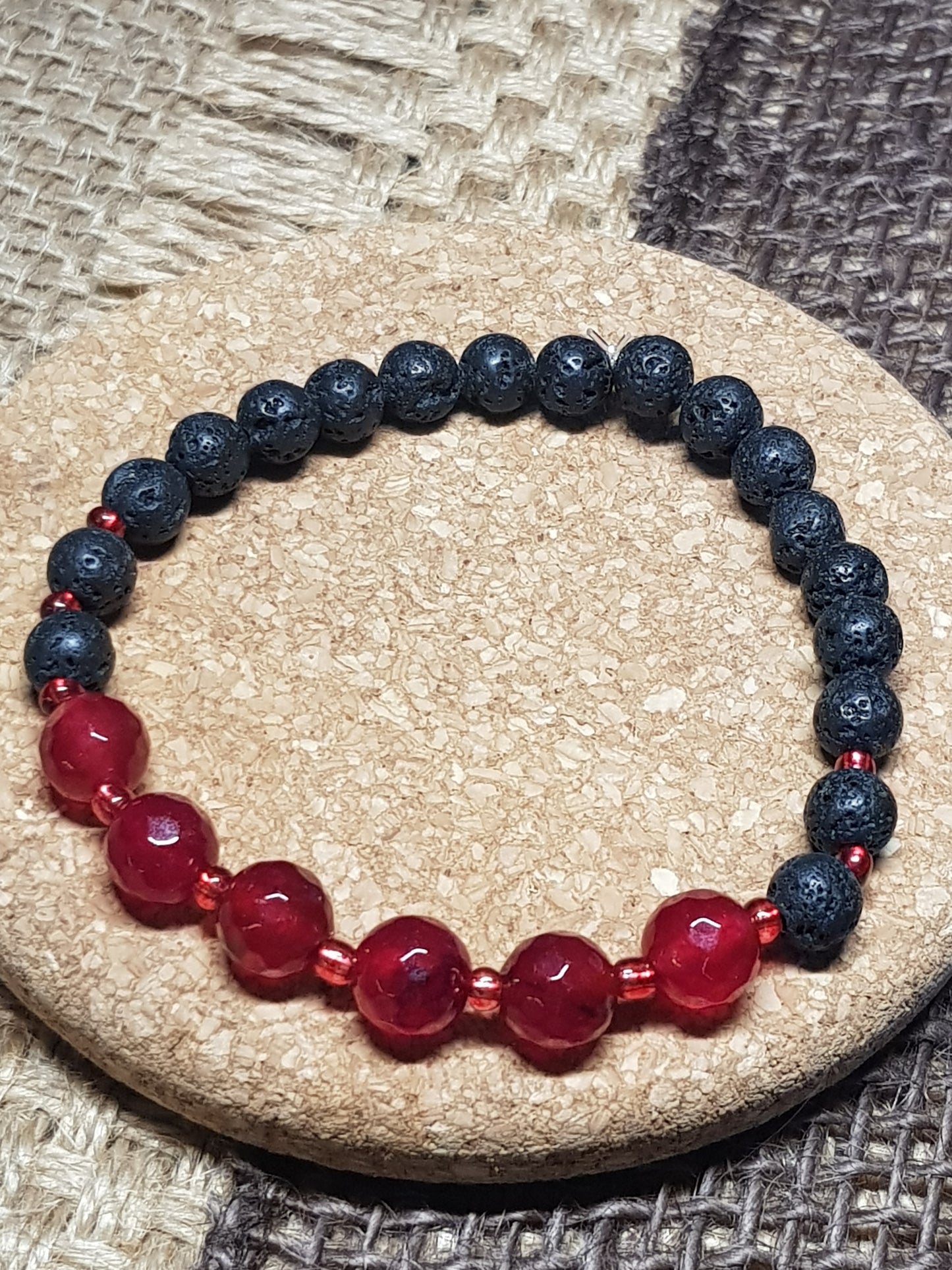 Bracelet Rubis Naturel - Courage, Vitalité