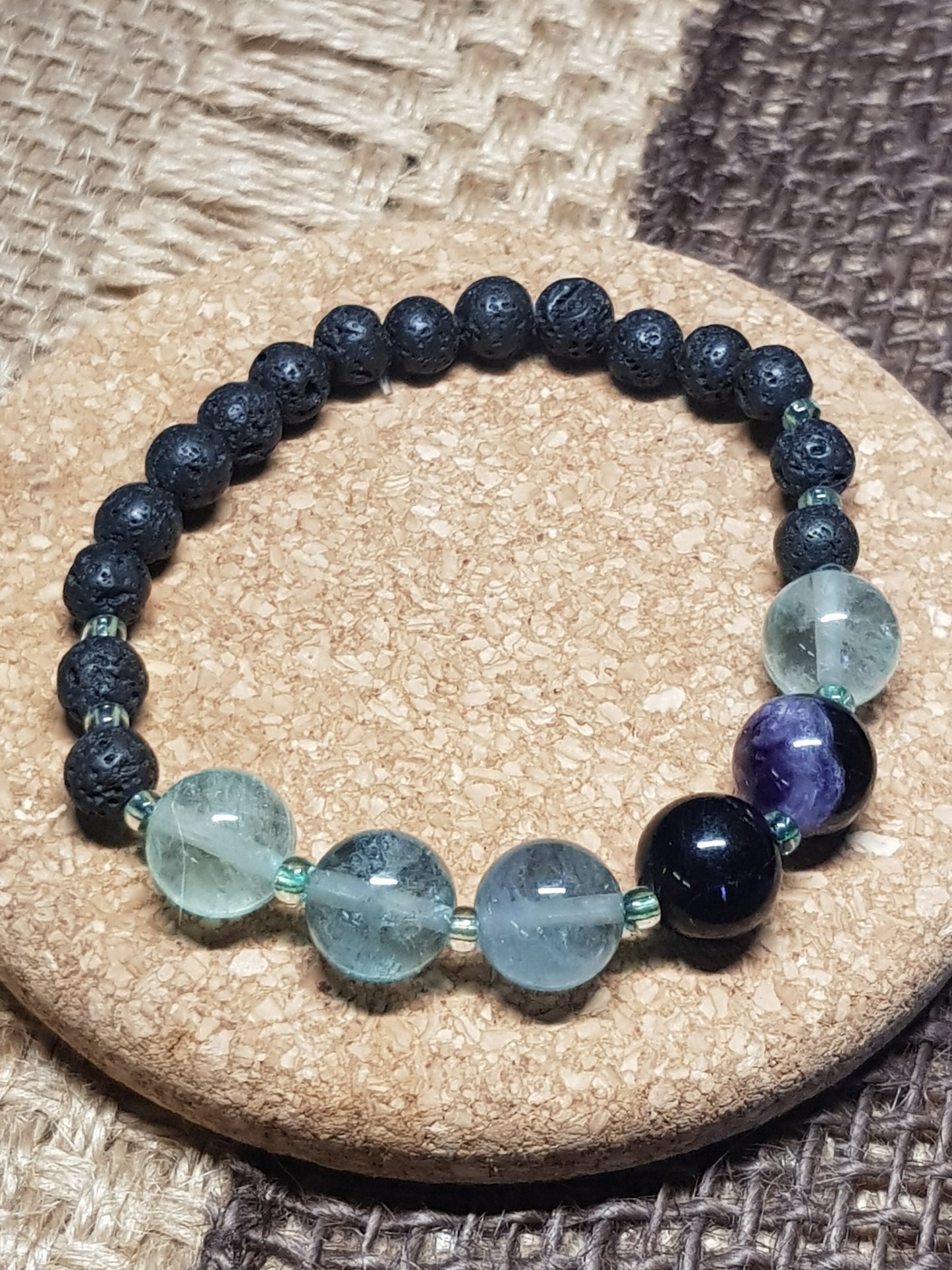 Bracelet Fluorite Naturelle - Clarté, Harmonie