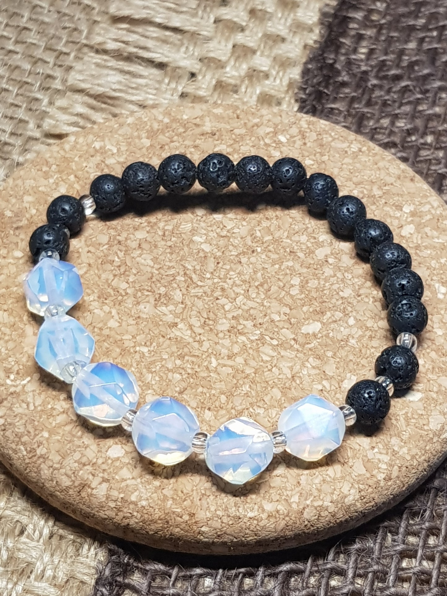 Bracelet Opaline Naturelle - Sérénité, Douceur