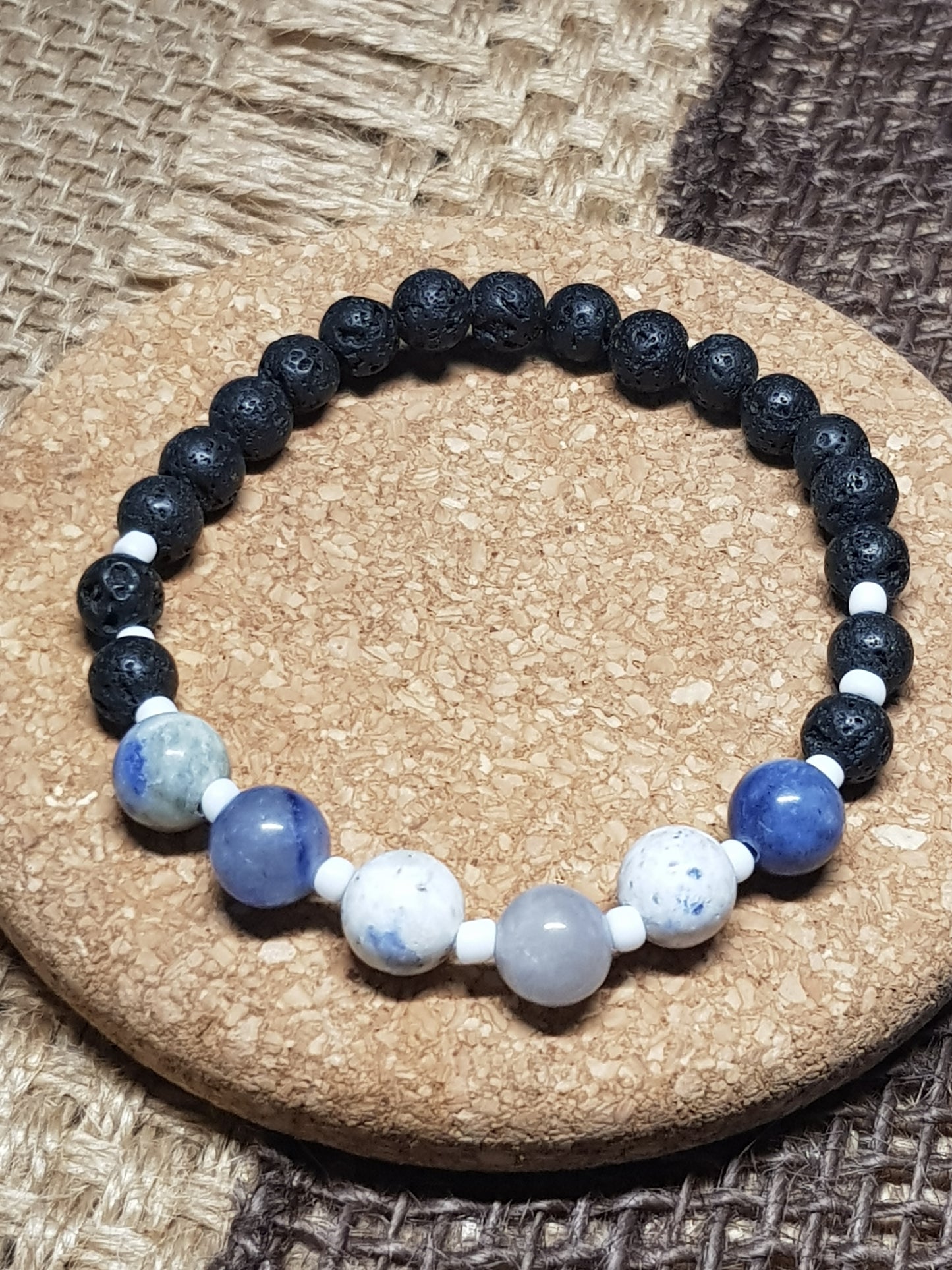 Bracelet Sodalite Naturelle - Clarté, Intuition