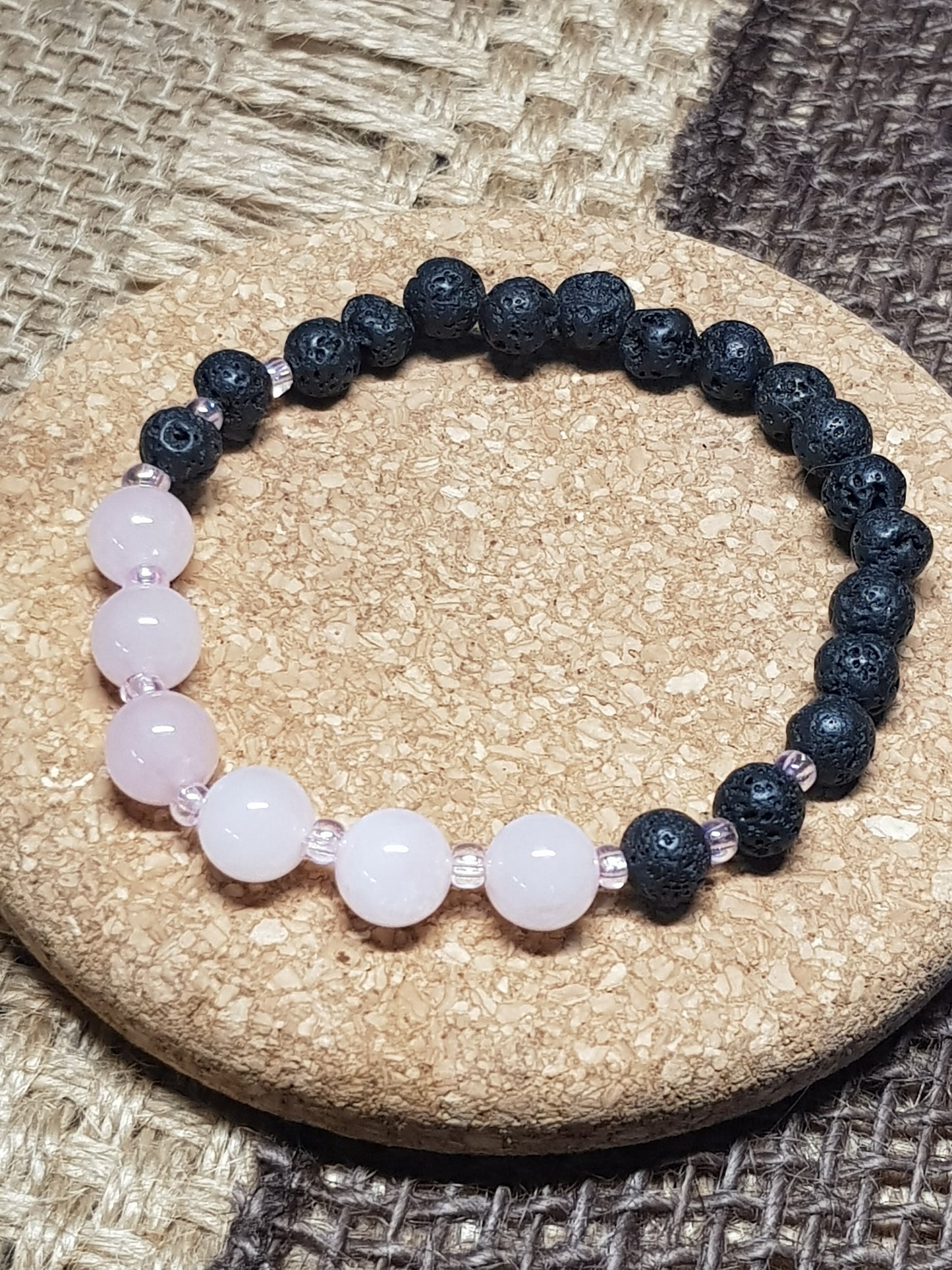 Natural Rose Quartz Bracelet - Love, Gentleness