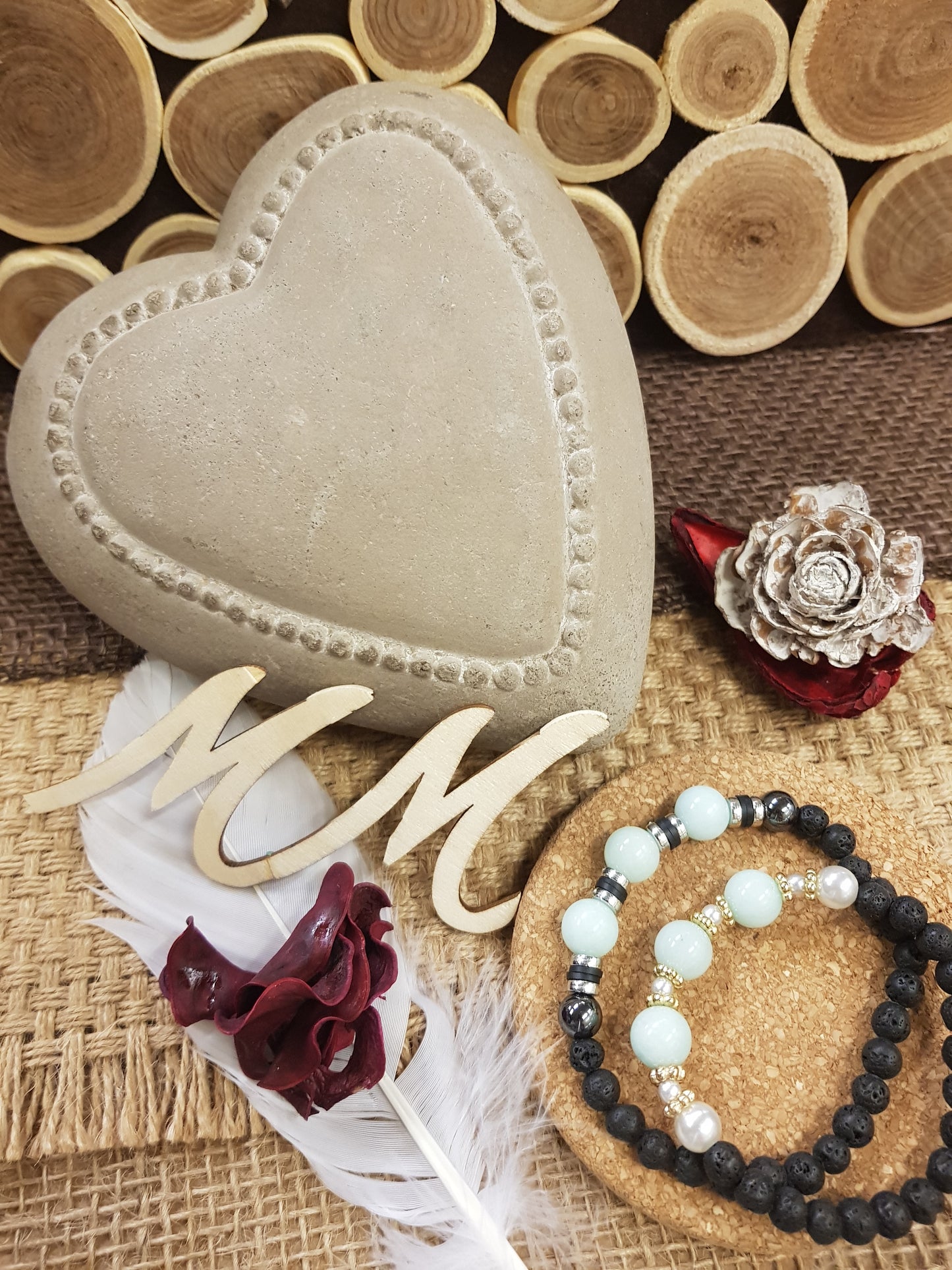 Bracelets Duo "Harmonie du Cœur" - l'Amazonite