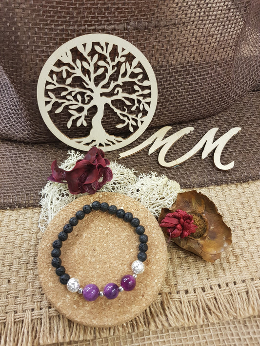 February Birthstone Bracelet - Amethyst