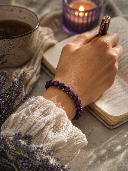 Bracelet Grenat Naturel - Passion, Engagement