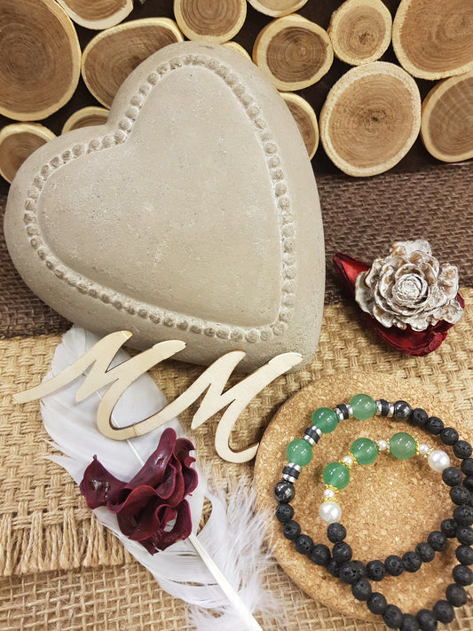 Bracelets Duo "Chance du Cœur" - l'Aventurine