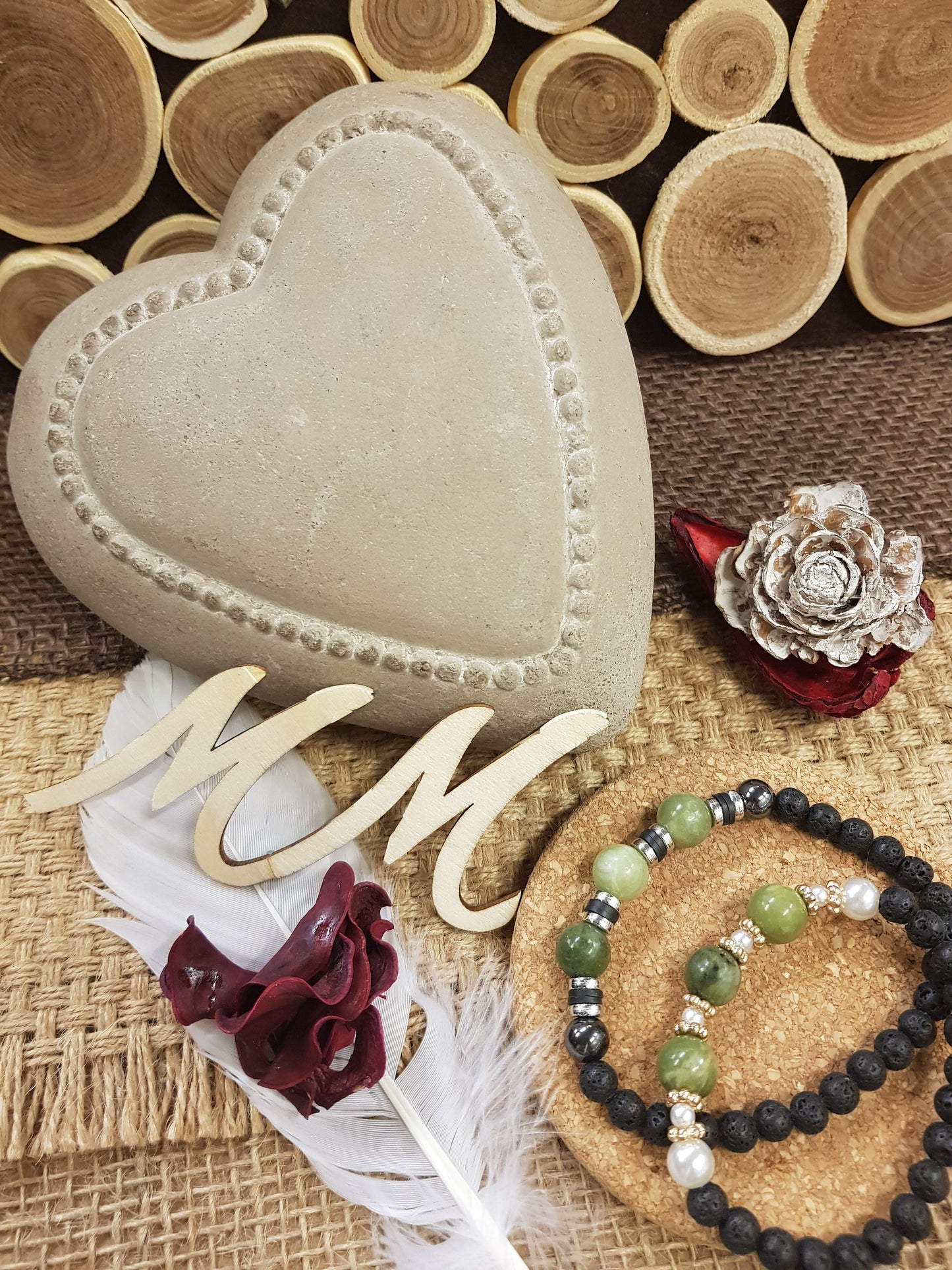 Bracelet Duo "Alliance Sacrée" - la Jadéite