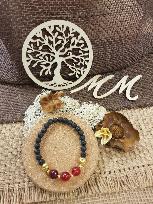 July Birthstone Bracelet - Ruby