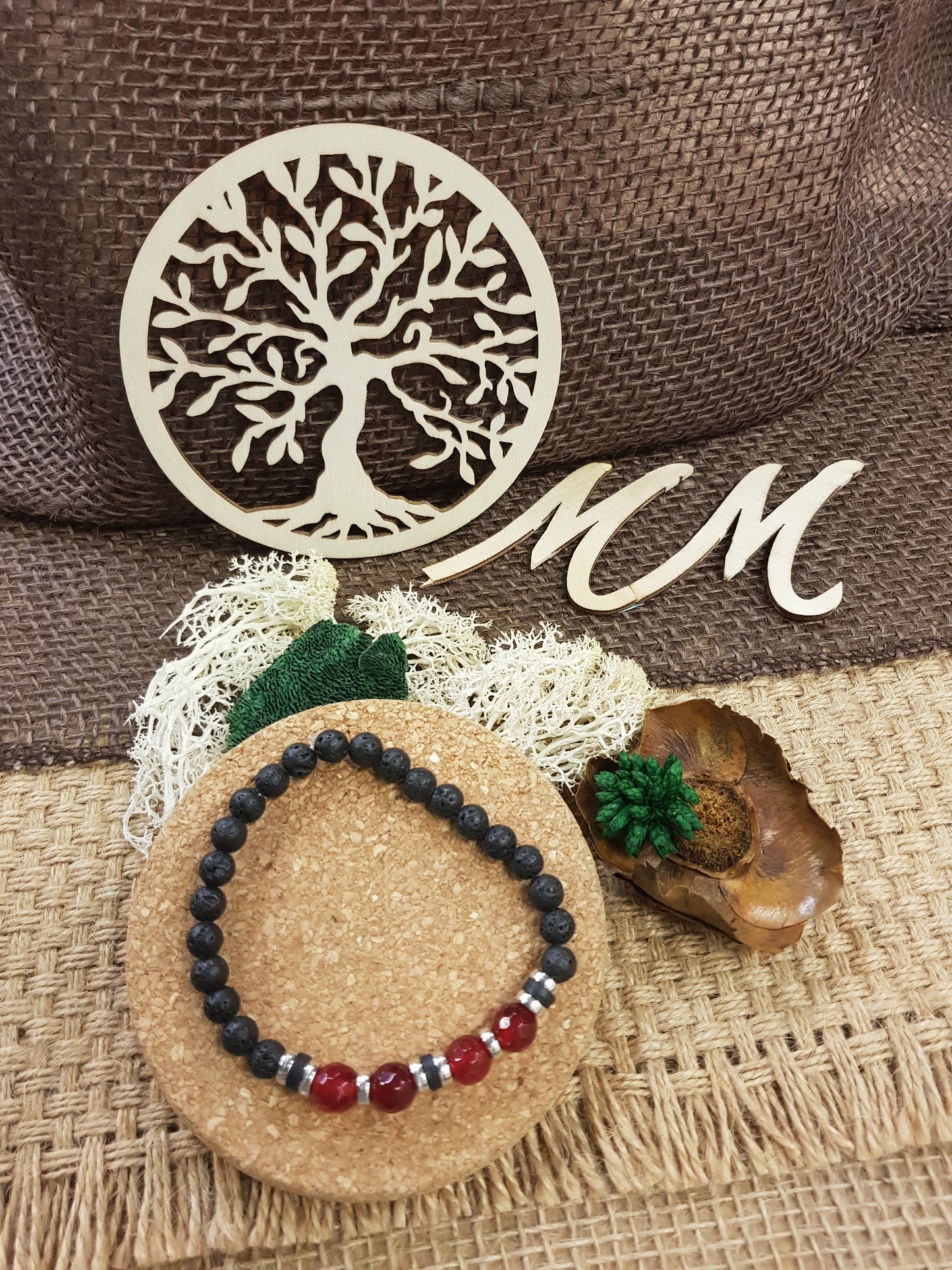 Bracelet de Naissance de Juillet - le Rubis