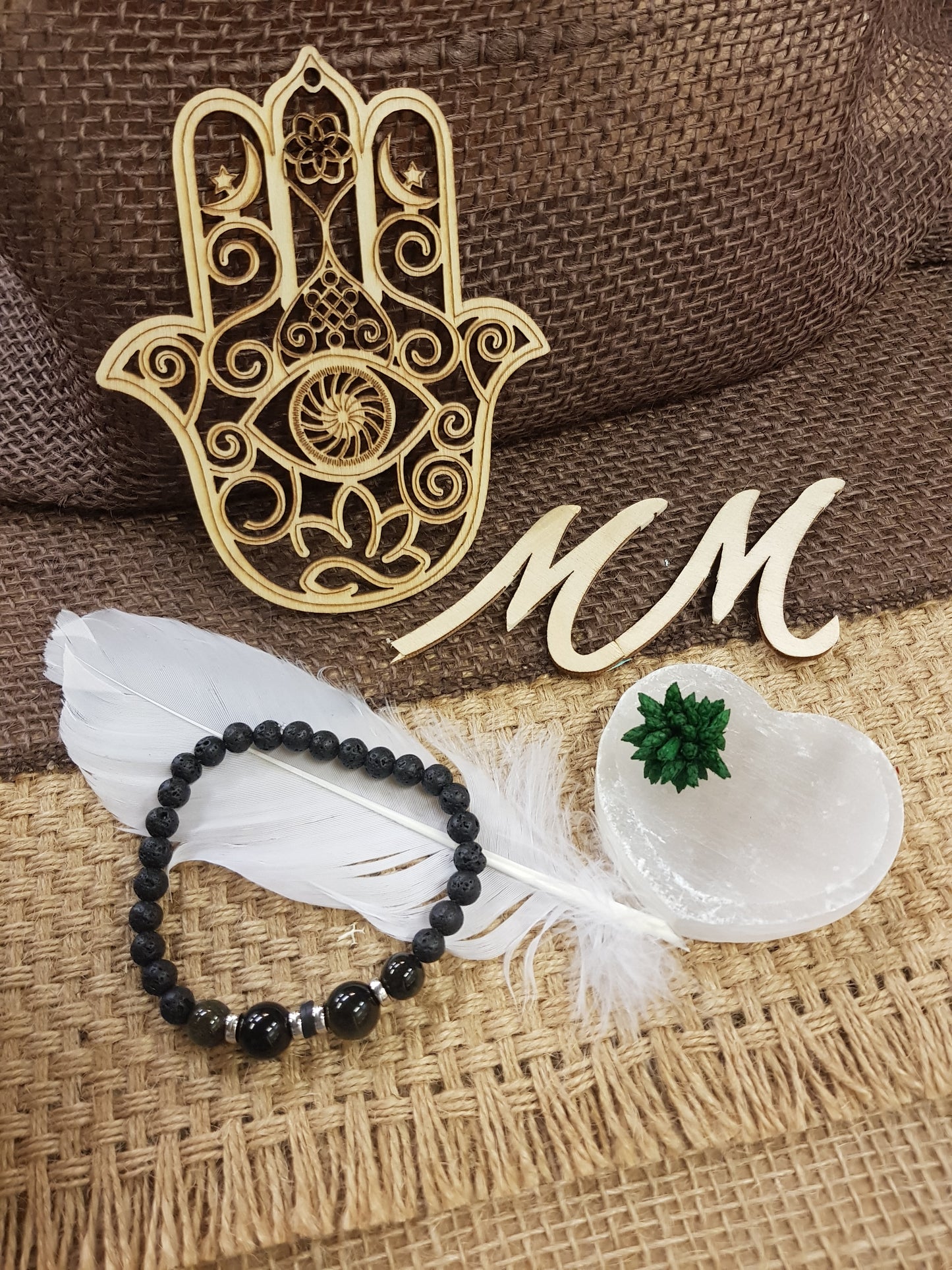 Bracelet Mission de Vie 8 - l'Obsidienne