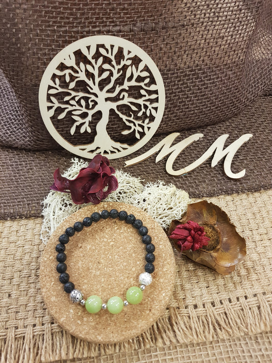 August Birthstone Bracelet - Peridot